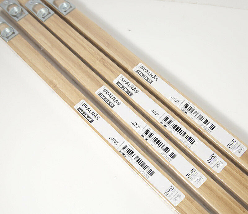Set of Two Ikea SVALNAS Bamboo Wall Rail 103.228.49 Size 69 1/4" NEW eBay