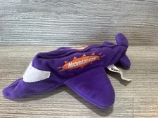 Nickelodeon Airplane Purple Plush with Pocket 1999 Burger King Kids