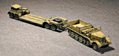 1/72 Trumpeter German SdKfz 9 (18t) Halftrack w/SdAh116 Trailer