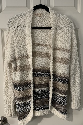 Hollister Cream Colored Loose Knit 
