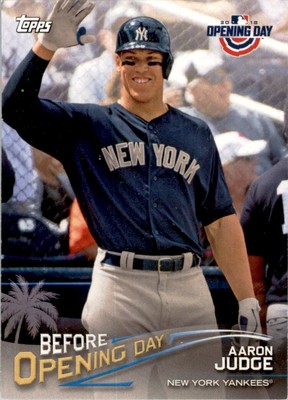 2018 TOPPS Before Opening Day   AARON JUDGE Yankees #BOD-AJ NM