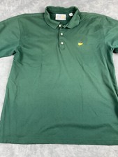 Vintage Augusta National Golf Shop Polo Shirt XL Masters Mercerized Cotton Green