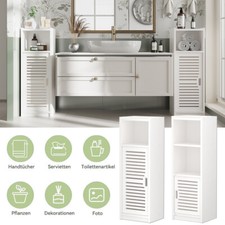 Badezimmerschränke Badschrank Schmal Toilettenschrank Beistellschrank Bewahrung