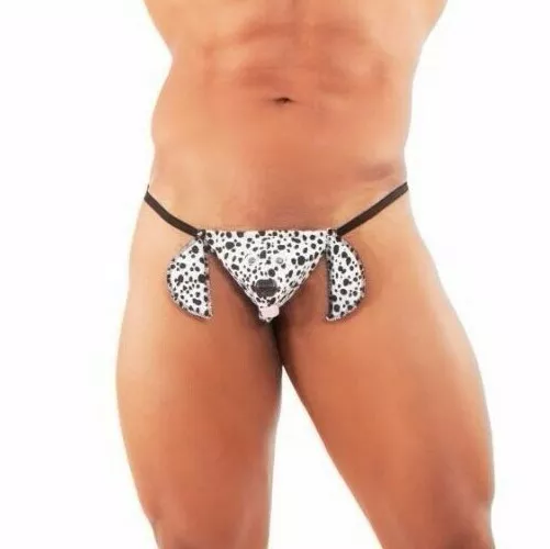 TANGA PERRO DALMATA HOMBRE TANGA BROMA REGALO SORPRESA BODA