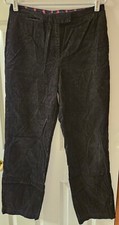 Tommy Hilfiger black Womens Corduroy Pants Size 8 Pre-owned 5 Pocket