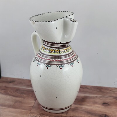 Antiker VARRA Vintatera Ceramica Popular Manchega J.J. Handbemalte Handbemalt...