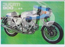 depliant, brochure MOTO DUCATI 900 SS-MAXIMOTO MOTOITALIANE MOTOSPORT-MOTO EPOCA