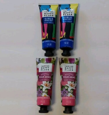Find Your Happy Place Hand Cream Tiare Flower Blush Rose 1 FL OZ NEW/Lot
