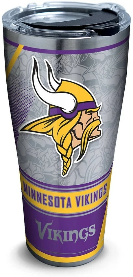 Vaso de acero inoxidable Tervis Edge 30 oz - NFL - Minnesota Vikings Foto 4 de 4