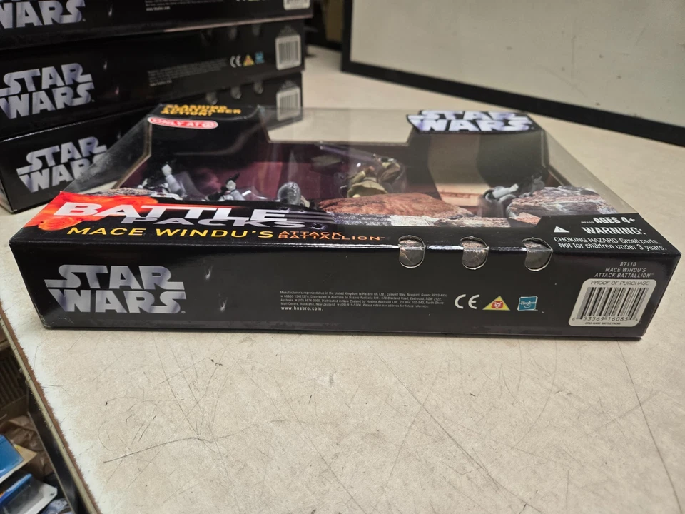 Star Wars Battle Packs Mace Windu's Attack Batallón Figura Set Soldados Clon Foto 3 de 4