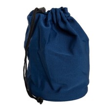 XL Drawstring Dice Bag w/ Locking Clasp  Reinforced Bottom - Navy Blue