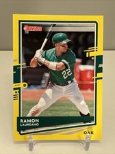 2020 Donruss Ramon Laureano Oakland Athletics Yellow Variation #179 