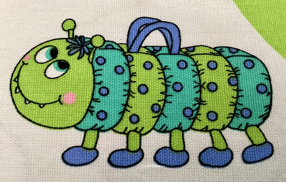 Panel de tela artesanal, linda bolsa de lona Caterpillar, The Manes Organization, INC. Foto 2 de 4