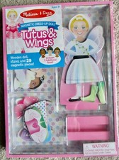 Melissa And Doug Tutus Wings Magnetic Dress-Up Doll U2