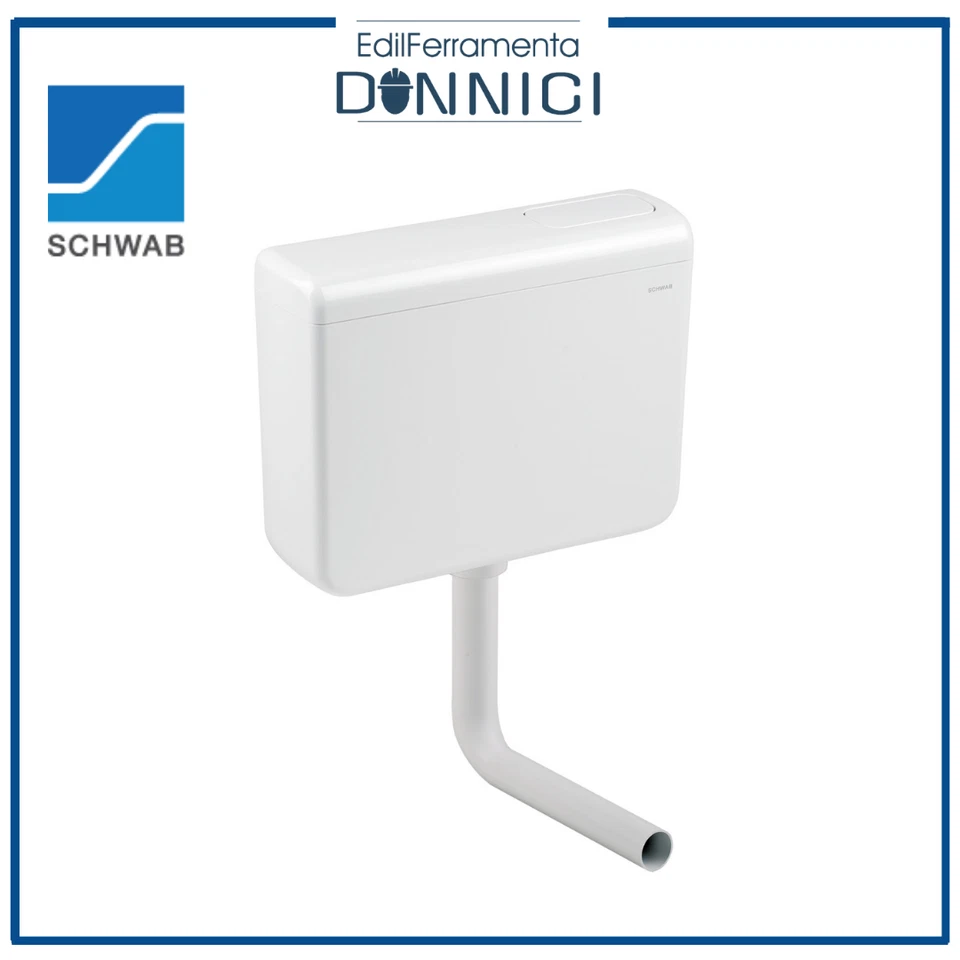 SCHWAB Cassetta scarico WC esterna a zaino di risciacquo per water monotasto  - Immagine 2 di 4