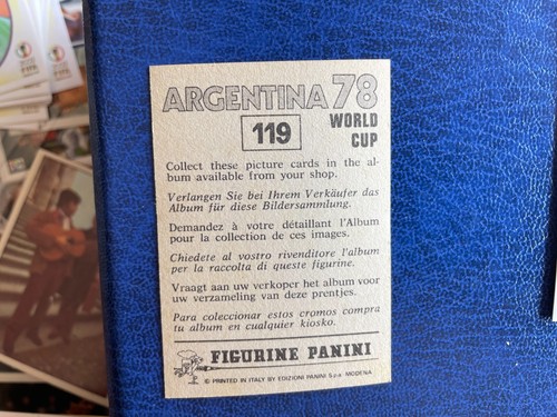 PANINI ARGENTINA 78 POLSKA MACULEWICZ N 119 NUOVA - Picture 2 of 2