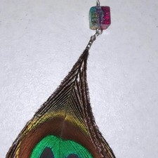 BEAUTY CON MANIGLIA IN PU IRIDESCENTE CON PIUMA – Multicolor Colorificio & Cartoleria