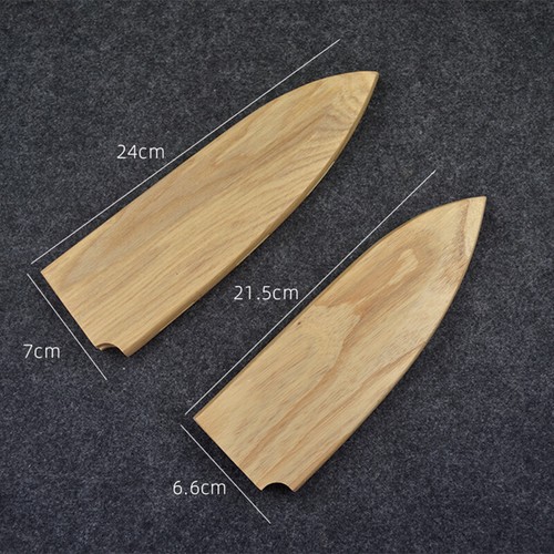 Magnetic Wooden Kitchen Knife Scabbard Knife Blade Cover Protector Knife Sheath - Picture 7 of 26