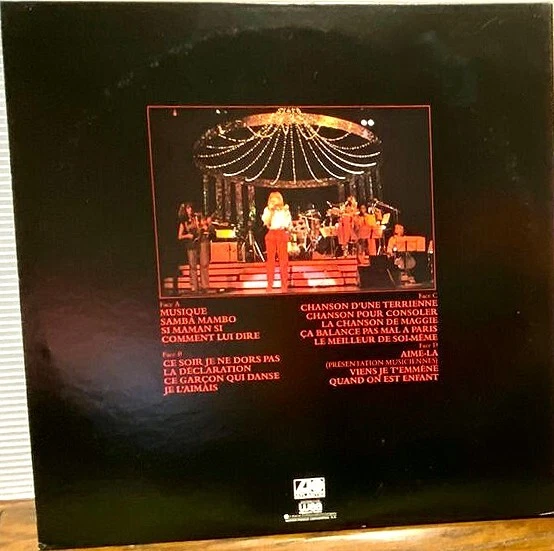 FRANCE GALL "Live!" rare 1978 Japan ONLY 2LP w/Obi/lyrics French Female Chanson - Image 3 of 3