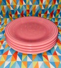 NEW SET 4 FIESTAWARE 10.5" Peony Pink DINNER PLATES FIESTA FREE SHIPPING