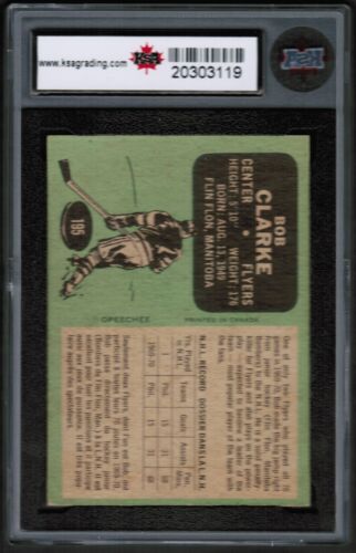 1970 71 OPC O-Pee-Chee #195 Bobby Clarke Rookie RC KSA 4 VGE - Imagen 2 de 2