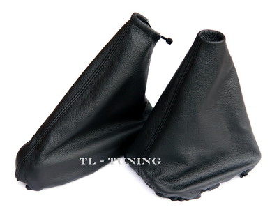 Renault Laguna 2  Bj. 2001 - 2005 Schaltsack + Handbremssack Echt Leder Schwarz