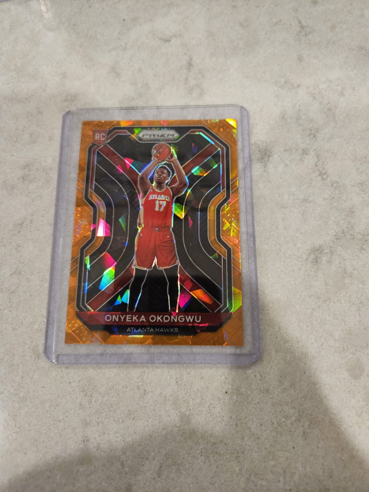 2020-21 Panini Prizm - Orange Ice Prizm #260 Onyeka Okongwu (RC)