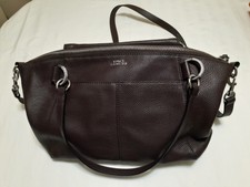 Vince Camuto Vv-raya-sa1 Black Cherry Satchel Leather Shoulder Bag