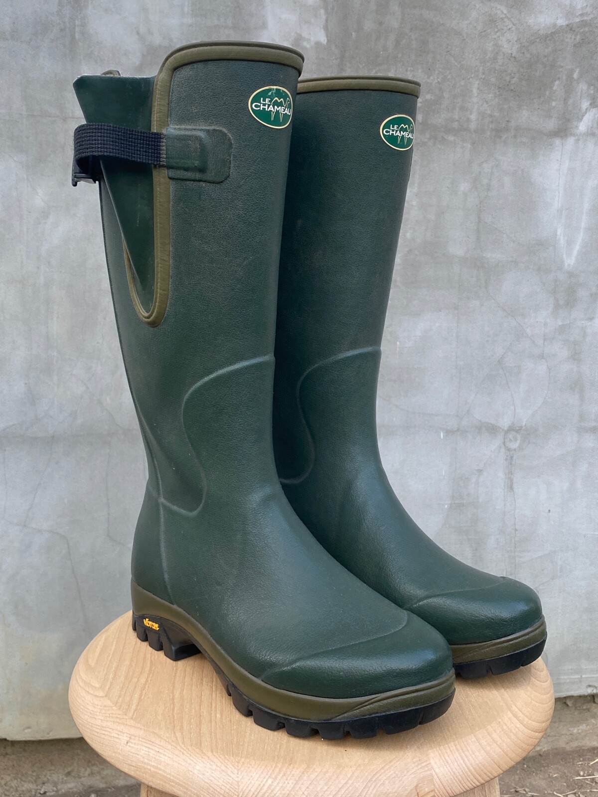 le chameau country vibram wellington boots