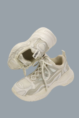 Sandro Astro 1 Sneakers Damen Eu 37 /UK 4 Klobige Sohle Niedriges Top Schnürer