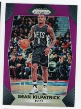 2017-18 Panini Prizm Sean Kilpatrick Purple Prizm #158 #/75 Nets