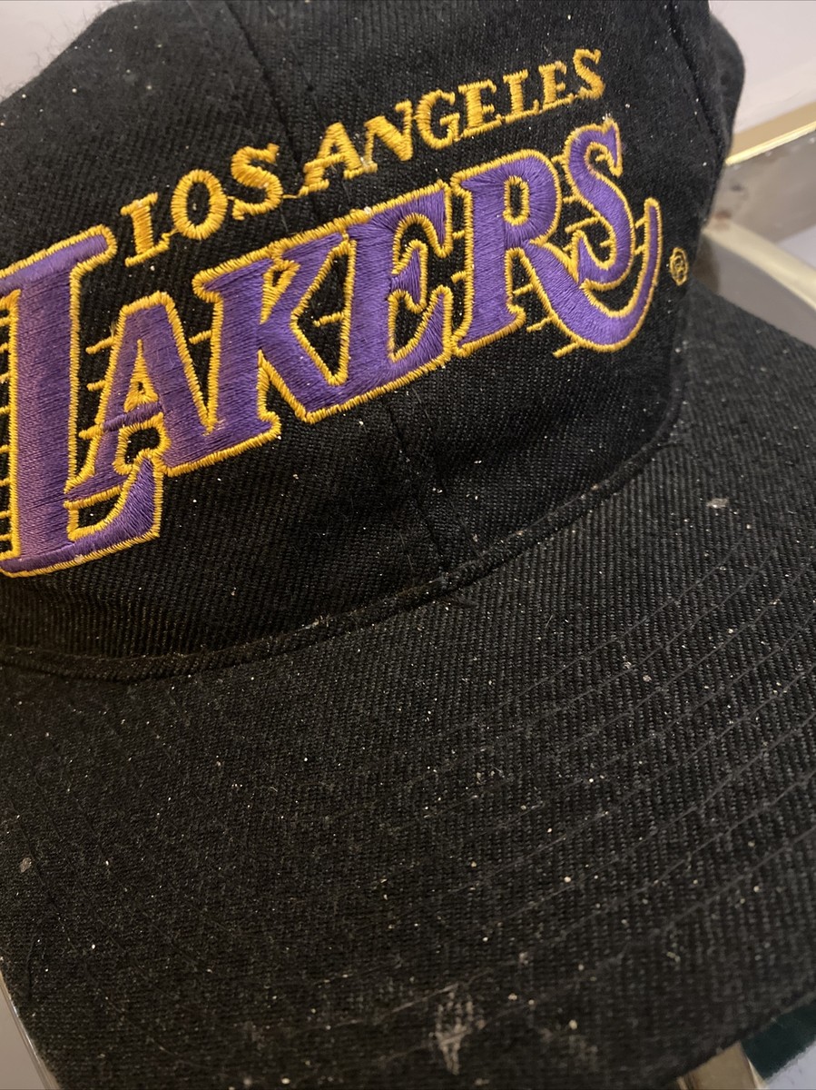 レイカーズ【Sale】LAKERS SPORTS SPECIALTIES Vintage 90s Lakers Snapback Hat Sports Specialties D-Line
