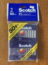 Vintage Scotch BX 2 Cassettes 60 min