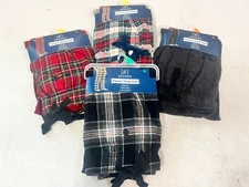 George Men's Comfy Plaid Checker Flannel Sleeping Pants Loungers CHOOSE PATTERN