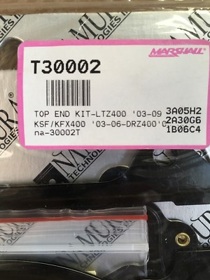NAMURA NA-30002T TOP END GASKET KIT 04-07 ARCTIC CAT 400 DVX 03-06 KAWASAKI