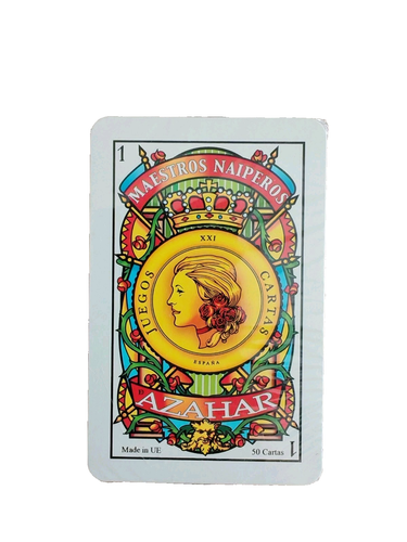 Maestros Naiperos Azahar Poker Original Spanish Playing Cards Sealed Deck