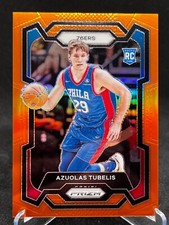 2023-24 Panini Prizm Prizms Orange #283 Azuolas Tubelis RC 02/49