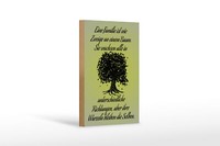 Holzschild Spruch 12X18 Cm Familie Ist Wie Zweige An Baum Deko Schild