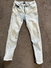 Gap Girls Size 14 Stretch Skinny Mid Rise Medium Wash Denim Blue Jeans