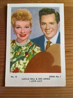 Snap Gum Trade Card: ATV Stars S1 Nr. 15 Lucille Ball & Desi Arnez (I Love Lucy)