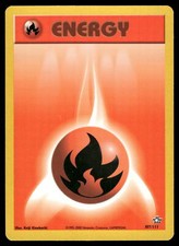 Tarjeta Pokémon Fire Energy MP 107/111 Neo Genesis