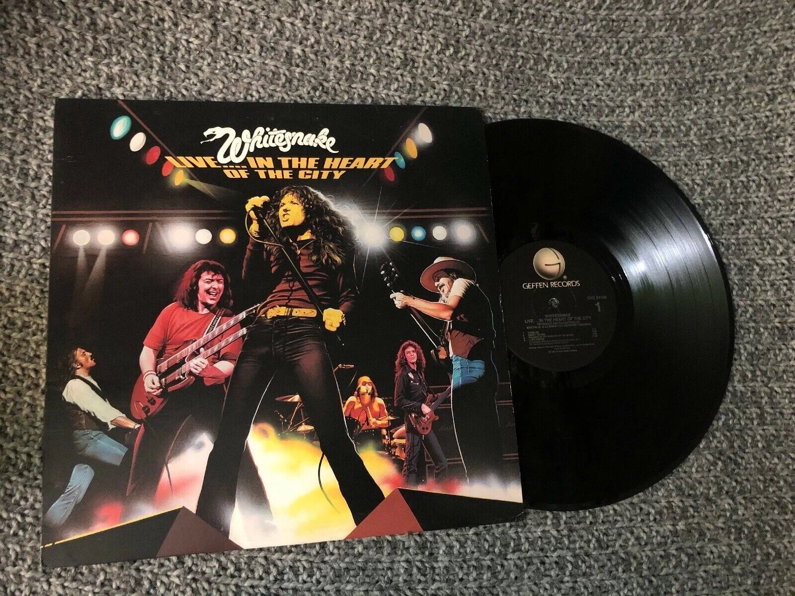 Whitesnake Lp Live In The Heart 1980 V. G Original Press