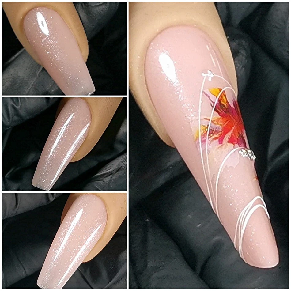 UV Covergel Cinderella Schimmer 15ml Camouflage Beige Gel Make Up Aufbaugel - Bild 4 von 4