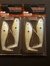 2 Yum Fat Money MINNOWS 5" With Hooks and Weights  River Shad
