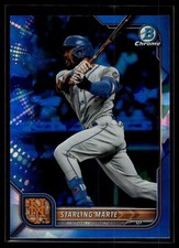 Starling Marte 2022 Bowman Chrome Sapphire Edition Card #97
