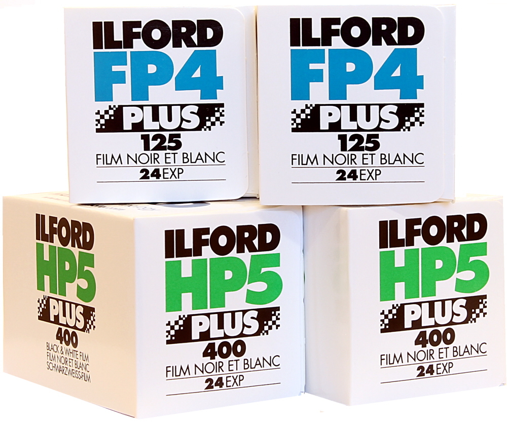 ILFORD FP4 HP5 35mm 24 FILM STARTER PACK B&W FILM