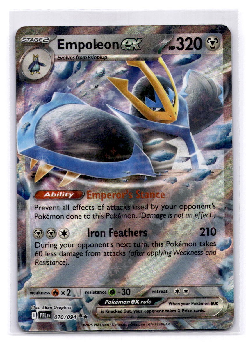 Empoleon ex - Double Rare ME02: Phantasmal Flames 070/094 LP-NM
