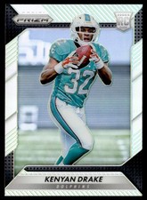2016 Panini Prizm Silver Prizm Kenyan Drake Miami Dolphins #204