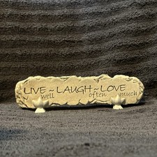 Carson Home Accents :  LIVE Well LAUGH Often LOVE Much