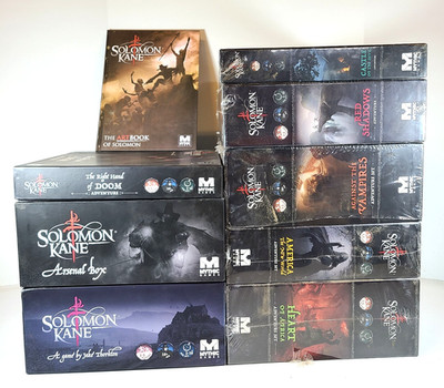 Solomon Kane Kickstarter Pledge Board Game by Mythic Games ~ Mostly Sealed